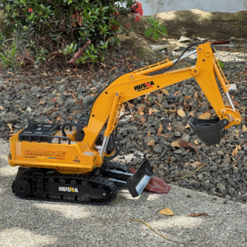 HUINA 1510 RETROEXCAVADORA A CONTROL REMOTO 1/16 EXCAVADORA RC