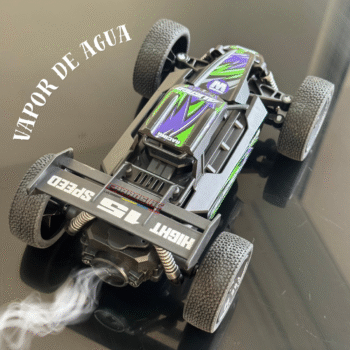 BUGGY VERDE RC MINI CLIMBING CON VAPOR Y LUCES