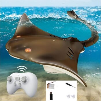 MANTA RAYA A CONTROL REMOTO PARA AGUA JUGUETE PISCINA O PLAYA