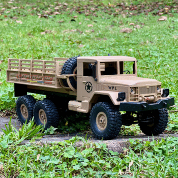 WPL B16 CAMION MILITAR 6x6 A CONTROL REMOTO BEIGE