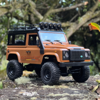 LAND ROVER  DEFENDER REPLICA A CONTROL REMOTO 4X4 CAFE