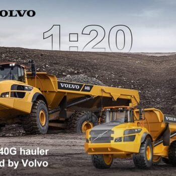 CAMION BENNE VOLVO E591 003 HUINA RC