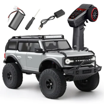 FORD BRONCO 1/18 WLTOYS 184023 CONTROL REMOTO GRIS