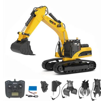 EXCAVADORA 5 EN 1 PROFESIONAL HUINA 1580 FULL 1:14